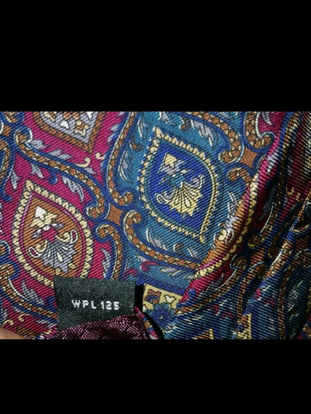 Dior Vintage Men’s Multicolor Paisley Tie In Rich Colors From Imported Fabric